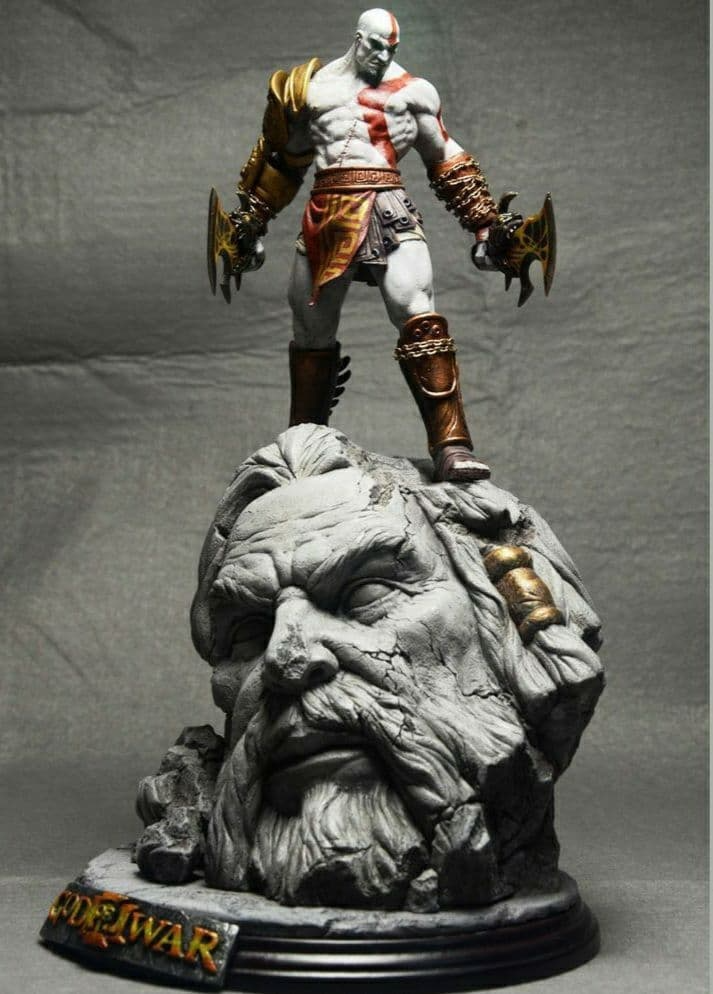 Kratos Roaring 3D Printing Model God of War STL Files