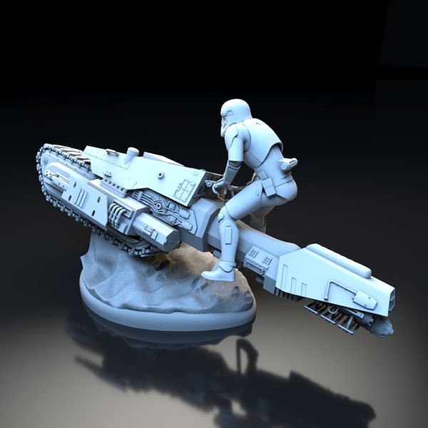 optimized-1621c23298dc6c2a6ffa8c85f684f682.jpg Treadspeeder From Star Wars STL FILES - Image 1