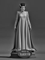 Bride of Frankenstein From Classic Monsters STL FILES
