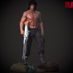 Rambo Sylvester Stallone Fanart STL FILES