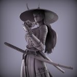 Samurai Girl Fanart STL FILES - Image 3