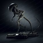 Dog Alien Walking Fanart STL FILES