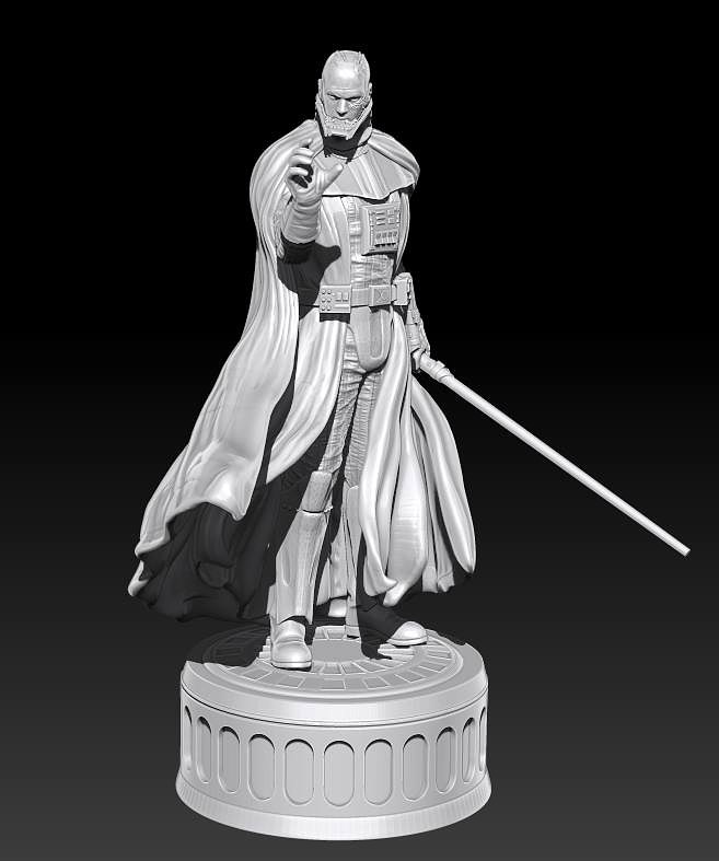 optimized-65e3a52bb9cfac59889c7bb5df3622f4.jpg Darth Vader V2 From Star Wars STL FILES - Image 1