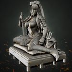 Stormtrooper Samurai Sitting Pose from Star Wars STL FILES