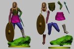 Lagertha from Vikings - Pose 1 STL FILES - Image 2