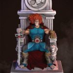 Lion-O on Throne From ThunderCats STL FILES