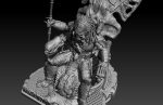 Predator on throne STL FILES - Image 4