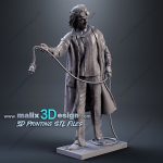 Dr.Emmett Brown From Back to the Future STL FILES