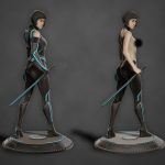 Quorra from Tron STL FILES