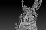 Predator on throne STL FILES - Image 2