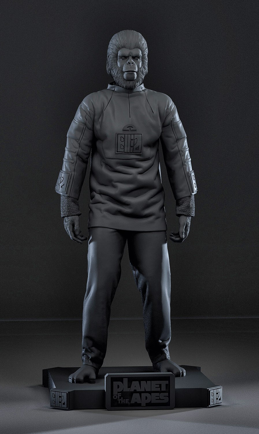 optimized-81db90cf62890cda1e7d696c574853e7.jpg Cornelius From Planet of the Apes STL FILES - Image 1