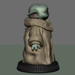 Grogu From Star Wars STL FILES