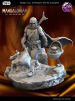 The Mandalorian and Baby Yoda STL FILES - Image 4
