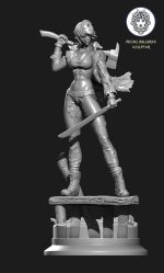 Jason Female Fanart STL FILES - Image 3