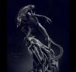 Alien Statue Fanart STL FILES
