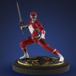 Red Ranger from Mighty Morphin Power Rangers STL FILES