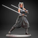 Ahsoka Tano on The Defensive From Star Wars STL FILES