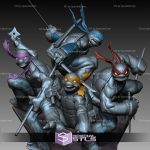 TMNT Mateus Santolouco Diorama STL FILES