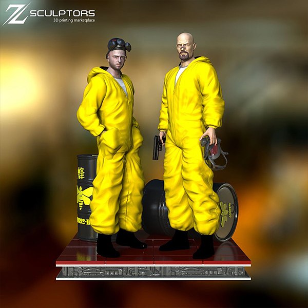 optimized-b49eb2031a67136242f0019404ff6501.jpg Breaking Bad Fanart STL FILES - Image 1