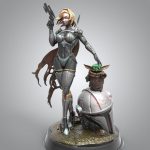 Star Wars Sexy Mandalorian STL FILES