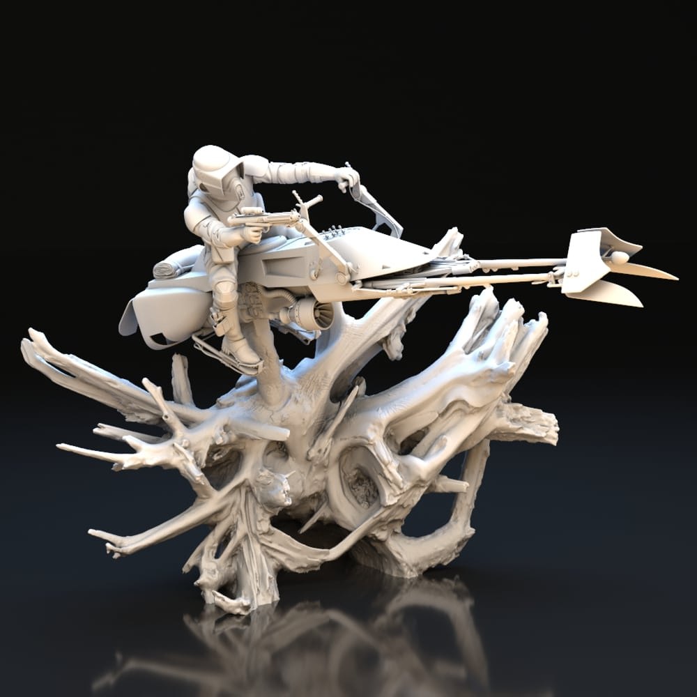 optimized-c95cfc897488c3cb998f7313a8029d1b.jpg Original Scout From Star Wars STL FILES - Image 1