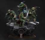 TMNT Diorama V2 Fanart STL FILES