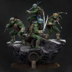 TMNT Diorama V2 Fanart STL FILES
