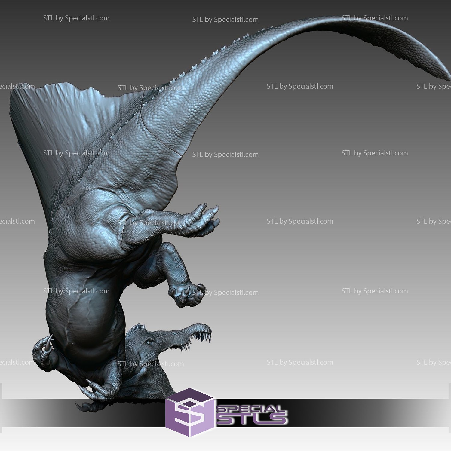 optimized-cf0d862033374b81030b22259b36f853.jpg Spinosaurus Fanart STL FILES - Image 1