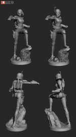 Bo Katan Kryze from Star Wars STL FILES - Image 4