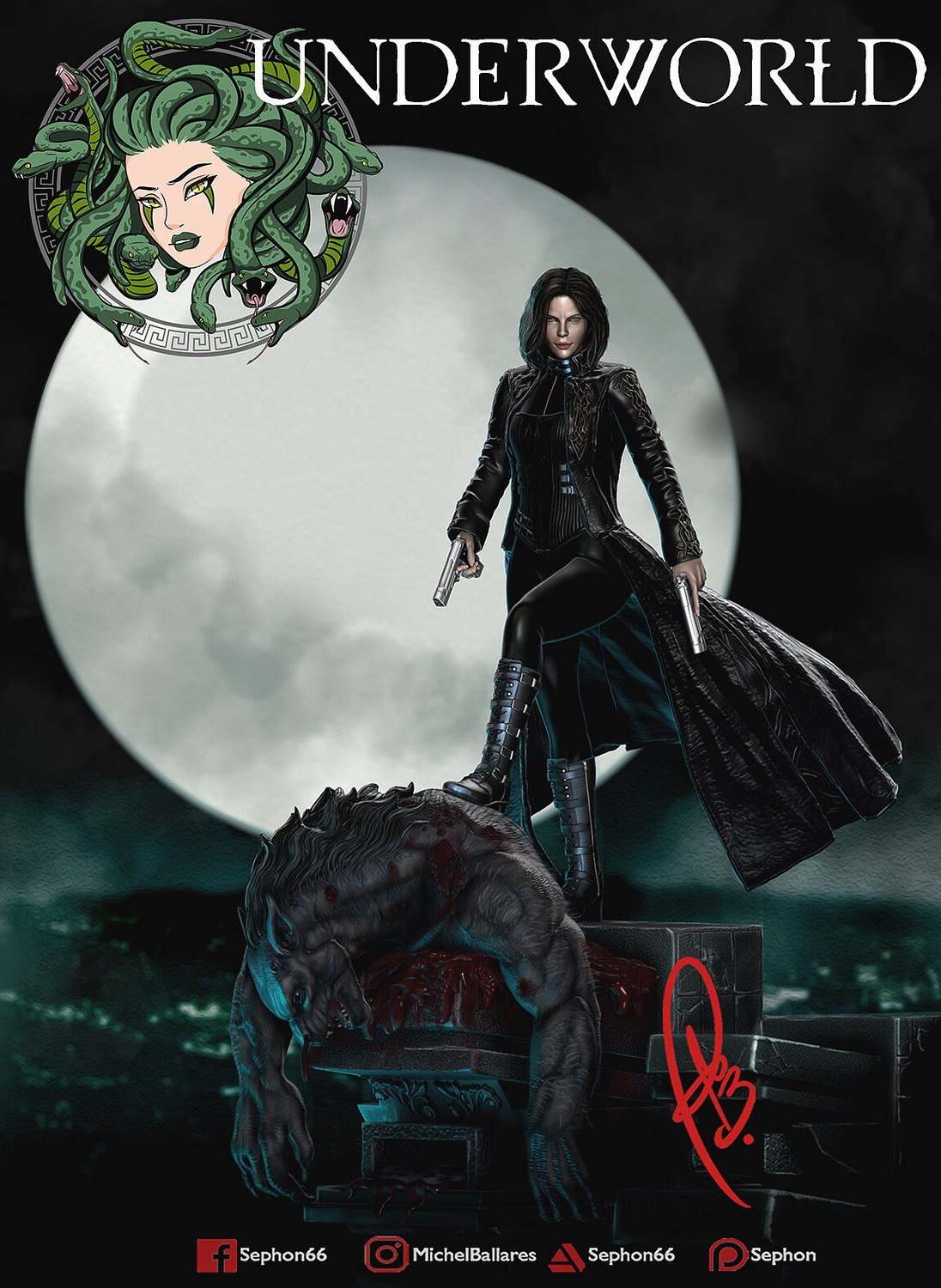 optimized-ea6e94c07d51b201db95c0a3af218a9e.jpg Selene From Underworld STL FILES - Image 1