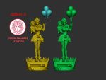 Female Pennywise STL FILES - Image 2