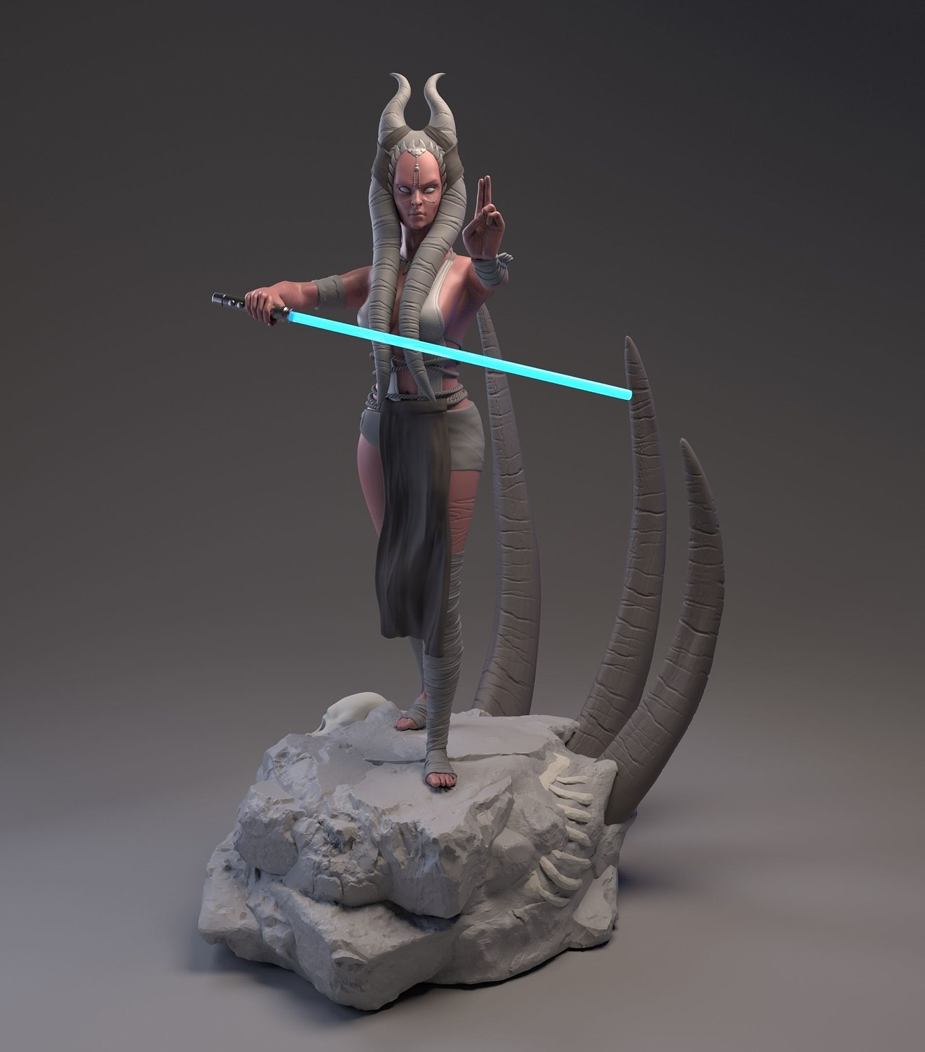optimized-fa8f666a4aec5bf9f592d27dbc40e1ca.jpg Shaak Ti Classic Outfit from Starwars STL FILES - Image 1